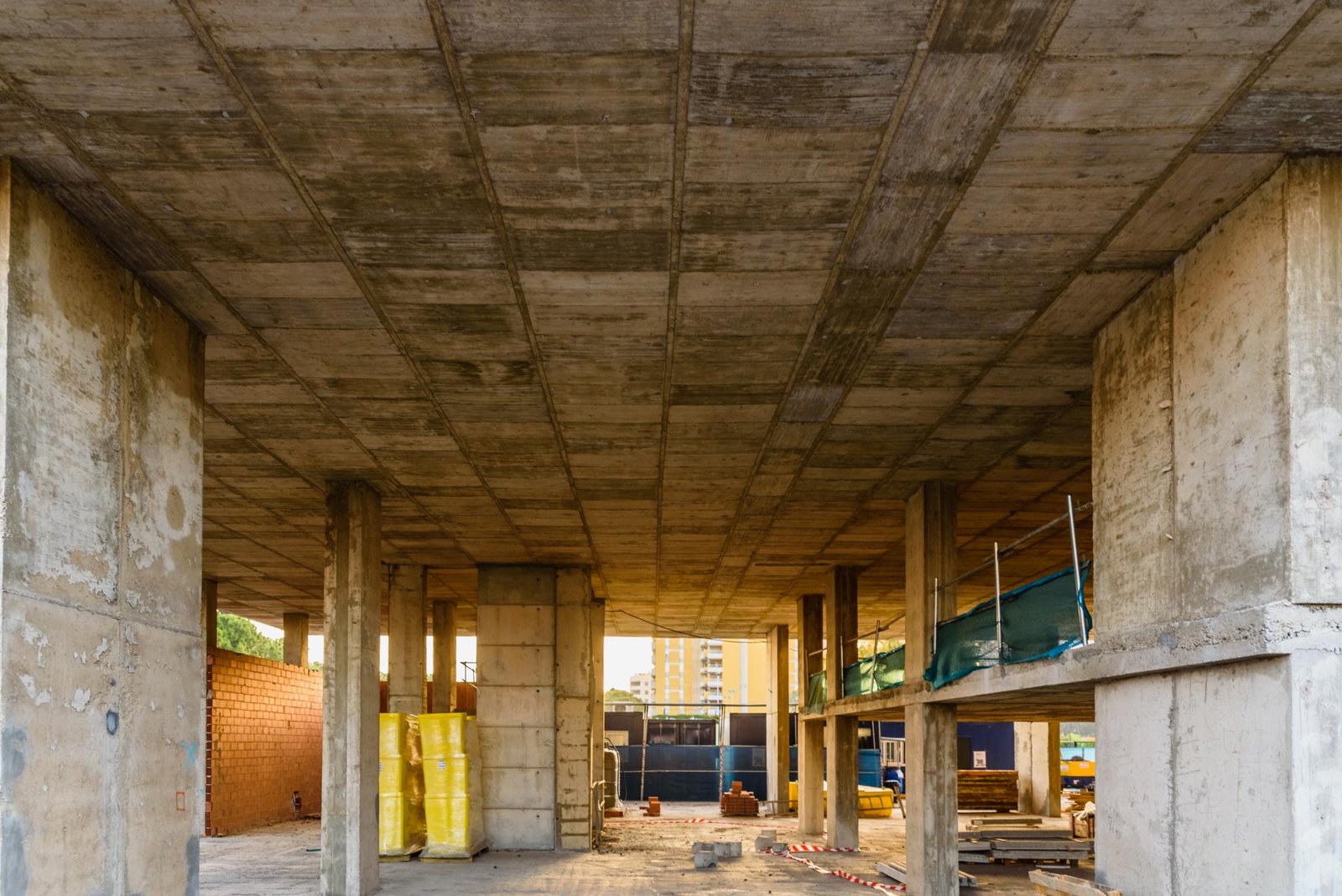 Estructura de hormigón armado en obra nueva para vivienda